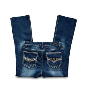 Stylish Blue Boot Cut Jeans for Women